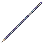 Карандаш чернографитный Erich krause Lavender, с ластиком, ассорти
