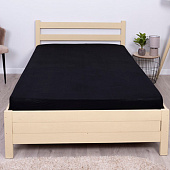 Простыня на резинке 90х200х20 цвет черный арт. 4063 Простыня на резинке 90х200х20 цвет черный арт. 4063