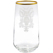  Набор стеклянных стаканов для воды DECORES Кружево с золотым декором 6 шт. DCS1255 
