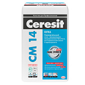 Клей для плитки, керамогранита CM14 C1T (25кг) /Церезит Клей для плитки, керамогранита CM14 C1T (25кг) /Церезит