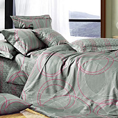  Комплект постельного белья Cleo Satin Lux, полутороспальный, наволочки 50х70 см, сатин набивной, 16/029-SLL 