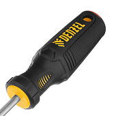  Отвертка PH2х200мм, CrV, трехкомпонентная рукоятка, Denzel 