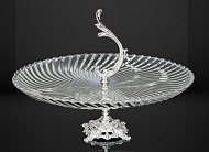 Ваза на ножке.Круглая. 32х32х24 см. 400115 Ваза на ножке.Круглая. 32х32х24 см. 400115