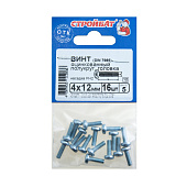 Винт пкр. DIN 7985 М4x12 (16 шт)