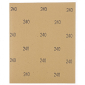  Шлифлист на бумажной основе P240, 230х280мм, 10шт, водостойкий, Matrix 