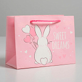Пакет подарочный «Sweet dreams», 14,5 х 19,5 х 8,5 см, 4783332 Пакет подарочный «Sweet dreams», 14,5 х 19,5 х 8,5 см, 4783332