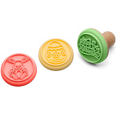 Набор печатей для печенья APOLLO "Happy Easter" 3 шт. /HPE-03 Набор печатей для печенья APOLLO "Happy Easter" 3 шт. /HPE-03