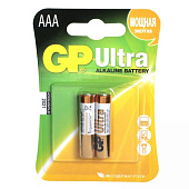Батарейка AAA LR03 (2шт)GP ULTRA Батарейка AAA LR03 (2шт)GP ULTRA