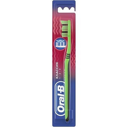 Зубная щетка ORAL_B 123 Классик 40 Medium Зубная щетка ORAL_B 123 Классик 40 Medium