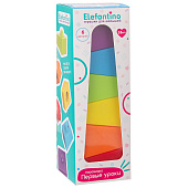 Игрушка развивающая Elefantino Пирамидка, 6 деталей, 21х7х7 см, IT108346 Игрушка развивающая Elefantino Пирамидка, 6 деталей, 21х7х7 см, IT108346