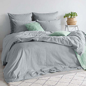 Комплект постельного белья Verossa Melange Семейный с наволочками 50х70 и 70х70 рисунок silver 