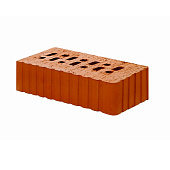  Кирпич печной красный 250х120х65мм [М-200] пустотность 12% /Копылово 