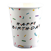 Набор бумажной посуды "HAPPY BIRTHDAY" 6 тарелок, 6 стаканов 7824929 Набор бумажной посуды "HAPPY BIRTHDAY" 6 тарелок, 6 стаканов 7824929