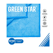 Салфетка микрофибра 50x60 Green Star (синяя) 300 гр/м2 
