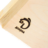 Доска пельменная "Хозяюшка" с бортиком, береза, 40х30х0,4 см  3146524