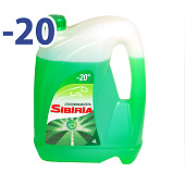 Жидкость незамерзающая стеклоомывающая -20C 4л Sibiria Жидкость незамерзающая стеклоомывающая -20C 4л Sibiria