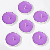 Набор свечей чайных ароматических, 6 шт, лаванда 474813 Набор свечей чайных ароматических, 6 шт, лаванда 474813