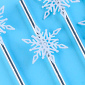 Трубочки для коктейлей одноразовые «Снежинки», уголки, в наборе 6 штук, серебро Трубочки для коктейлей одноразовые «Снежинки», уголки, в наборе 6 штук, серебро