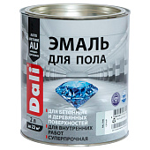 "DALI" эмаль для пола алкидно-уретановая, база А, 2 л "DALI" эмаль для пола алкидно-уретановая, база А, 2 л