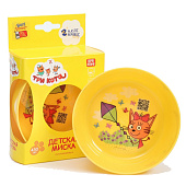 Тарелка пластиковая 12см "Три кота" 107-6443 Тарелка пластиковая 12см "Три кота" 107-6443