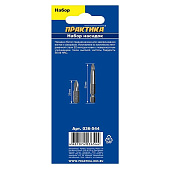 Набор бит PH2, PZ2 x 25мм, PH2 , PZ2 x 50мм ПРАКТИКА (уп.4шт) Набор бит PH2, PZ2 x 25мм, PH2 , PZ2 x 50мм ПРАКТИКА (уп.4шт)