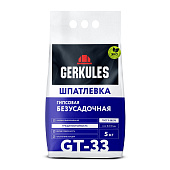  Шпатлевка гипсовая безусадочная GT-33 (5кг) /Геркулес 