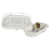 Светильник НБП 01-60-002 с решеткой Евро пластик,стекло IP53 E27 max 60Вт 184х115х90 овал белый ЭРА Б0052015 Светильник НБП 01-60-002 с решеткой Евро пластик,стекло IP53 E27 max 60Вт 184х115х90 овал белый ЭРА Б0052015