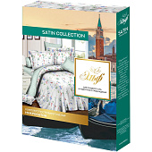  Комлект постельного белья Satin collection Прерия, полуторный, микросатин, наволочки 70х70 см 