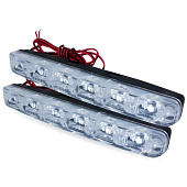Дневные ходовые огни (DRL) AVS DL-6A (2,4W, 6 светодиодов х 2шт) Дневные ходовые огни (DRL) AVS DL-6A (2,4W, 6 светодиодов х 2шт)
