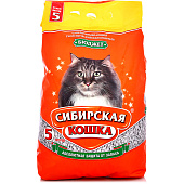 Наполнитель Сибирская Кошка бюджет 5 л