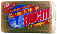Мыло хозяйственное АИСТ Глицерин в об 150гр/АИСТ/60 Мыло хозяйственное АИСТ Глицерин в об 150гр/АИСТ/60