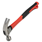 Молоток-гвоздодер 450г, фибергласовая обрезиненная рукоятка, Matrix optimal Молоток-гвоздодер 450г, фибергласовая обрезиненная рукоятка, Matrix optimal