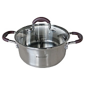Кастрюля c крышкой 20х9,5 см. 2,9 л. нерж. сталь Тофу / Toffee Es TOFL20BE101