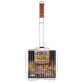  Решетка-гриль ECOS Х-381D 22x22 см, общая длина 58 см 999619 