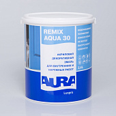  Эмаль акриловая полуматовая AURA Luxpro Remix Aqua 30 2,4л 