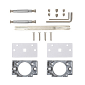 Ручка дверная Code Deco Fusion прямоугольник H-100161-A-CRS, сатинированный хром Ручка дверная Code Deco Fusion прямоугольник H-100161-A-CRS, сатинированный хром