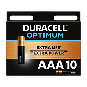  Батарейка AAА LR03 (10шт) /Duracell Optimum 