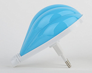  Ночник Воздушный шар LED датчик освещ 220В белый/голубой /ЭРА 