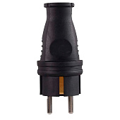 Вилка прямая с/з, каучук IP44 16А 250В Вихрь Вилка прямая с/з, каучук IP44 16А 250В Вихрь