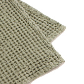  Полотенце вафельное SL HOME: Linen «Олива», 60?140 см, оливковое 10304005 
