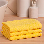  Салфетка (махра) 30х30 Экономь и Я желтый 9273010 