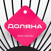 Фруктовница «Лофт», 28х28х8 см, чёрный 7502689 Фруктовница «Лофт», 28х28х8 см, чёрный 7502689