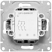 Выключатель встраиваемый 3 клавиши, цвет черный, EKF Эпика Выключатель встраиваемый 3 клавиши, цвет черный, EKF Эпика
