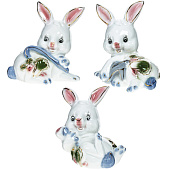 Фигурка декоративная Заяц, 8х5,5х7,5 см, микс, 157361 Фигурка декоративная Заяц, 8х5,5х7,5 см, микс, 157361