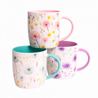  Кружка SPRING FLOWERS 350мл DMD364 