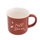 Кружка Autumn, 370 мл, оранжевая, Fall stories ANLAF-3511-25 Кружка Autumn, 370 мл, оранжевая, Fall stories ANLAF-3511-25