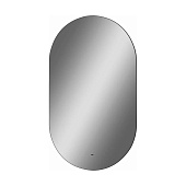 Зеркало с LED подсветкой Fleur Led 600х1000 с бесконтактным сенсором теплая подсветка Континент