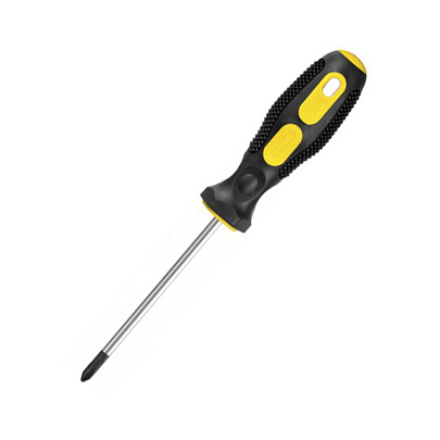 Отвертка PH2x100мм, двухкомпонентная рукоятка, магнитный наконечник STAYER Отвертка PH2x100мм, двухкомпонентная рукоятка, магнитный наконечник STAYER