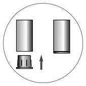 Заглушка-вставка с резьбой М10 (2 шт)"Element Заглушка-вставка с резьбой М10 (2 шт)"Element