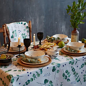  Скатерть (рогожка) "Доляна" Eucalyptus 180х144 см 4682756 